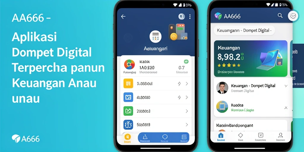 Tampilan antarmuka utama AA666 yang user-friendly dan fungsional.