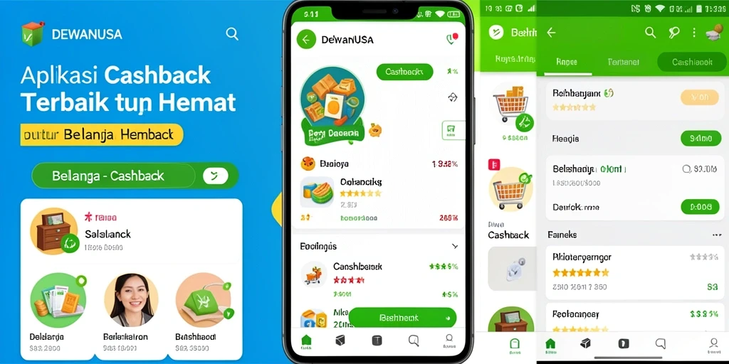 Tampilan aplikasi DEWANUSA yang memudahkan pengguna dalam mendapatkan cashback.