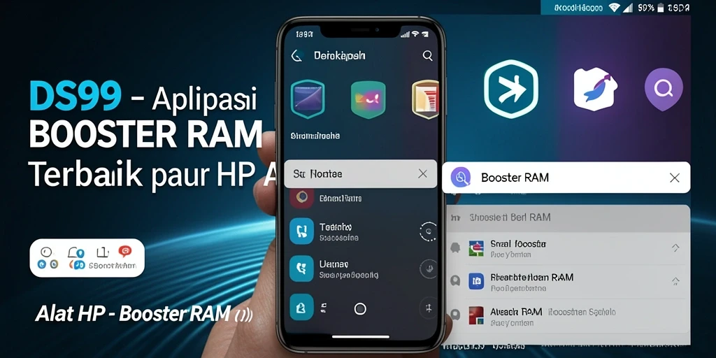Antarmuka DS99 yang bersih dan fungsional untuk pengoptimalan RAM.