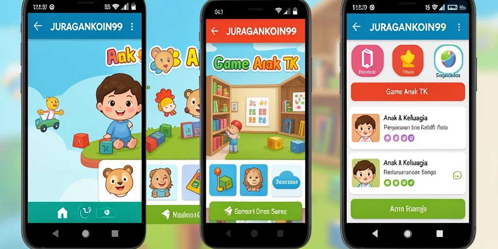 Tampilan antarmuka JURAGANKOIN99 yang menarik untuk anak-anak.