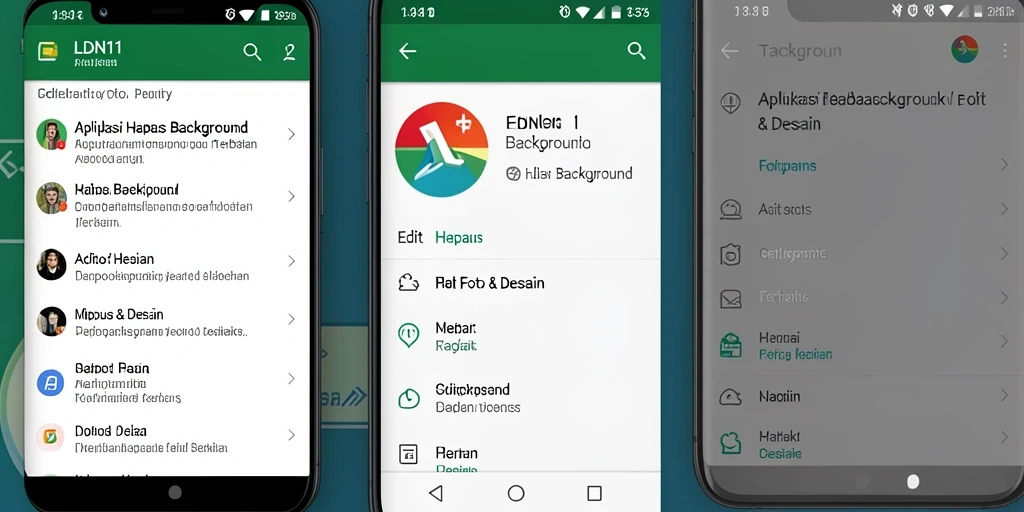 Antarmuka LDN11 yang menampilkan fitur Hapus Background yang efisien.