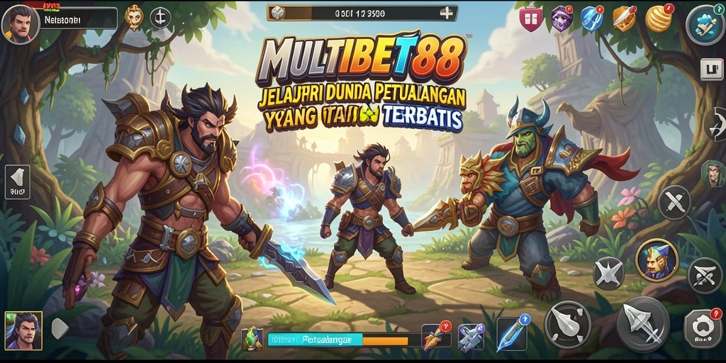Tampilan antarmuka menarik dari game Petualangan MULTIBET88.