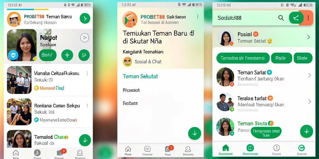 Tampilan antarmuka PROBET88 yang modern dan intuitif.