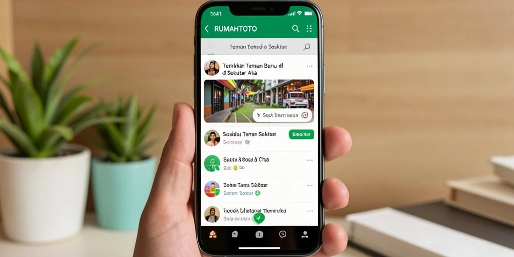 Tampilan antarmuka RUMAHTOTO yang menarik dan mudah digunakan.